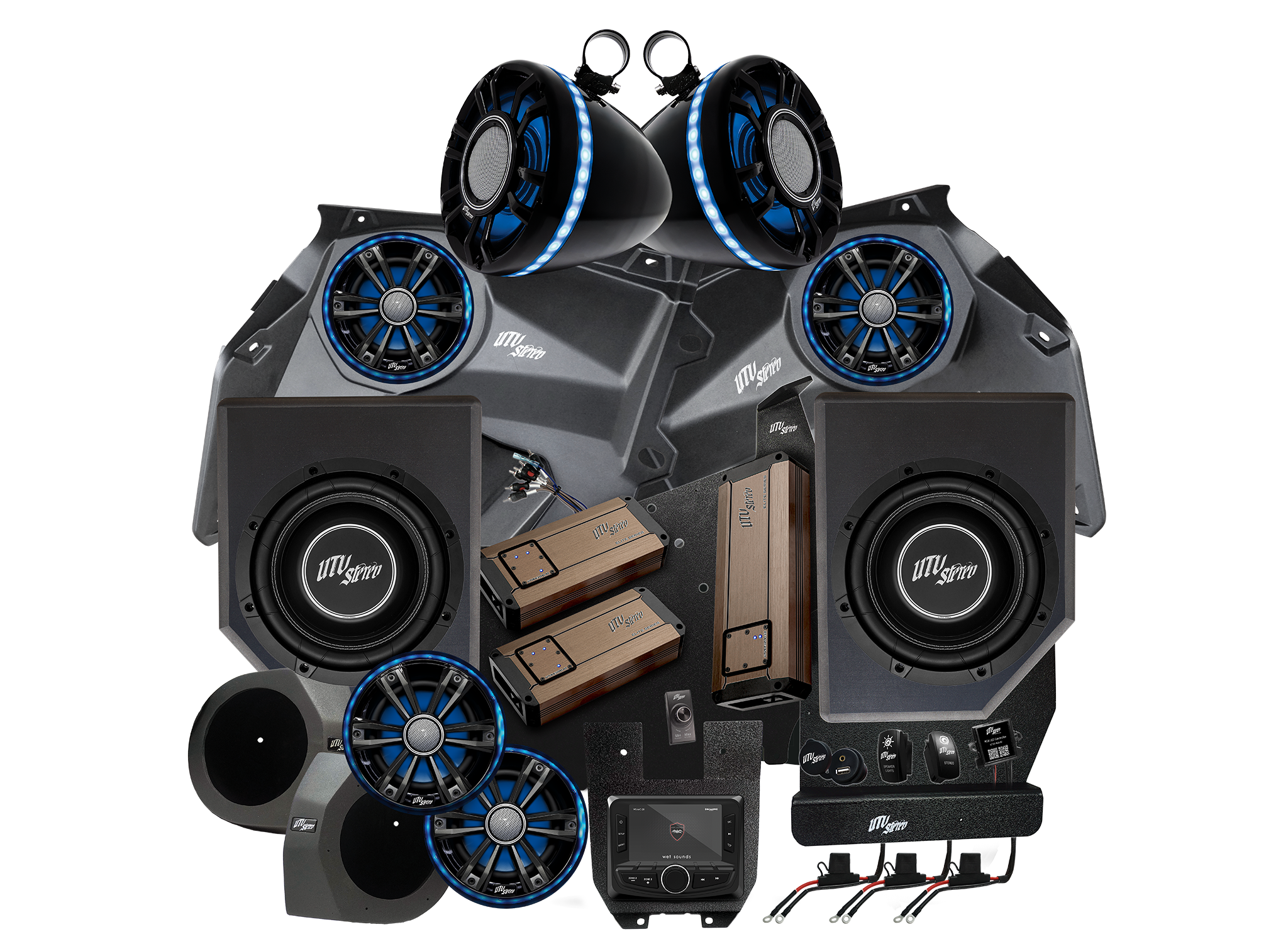 Can-Am® X3 Elite Series Stage 8 Stereo Kit | UTVS-X3-S8-E