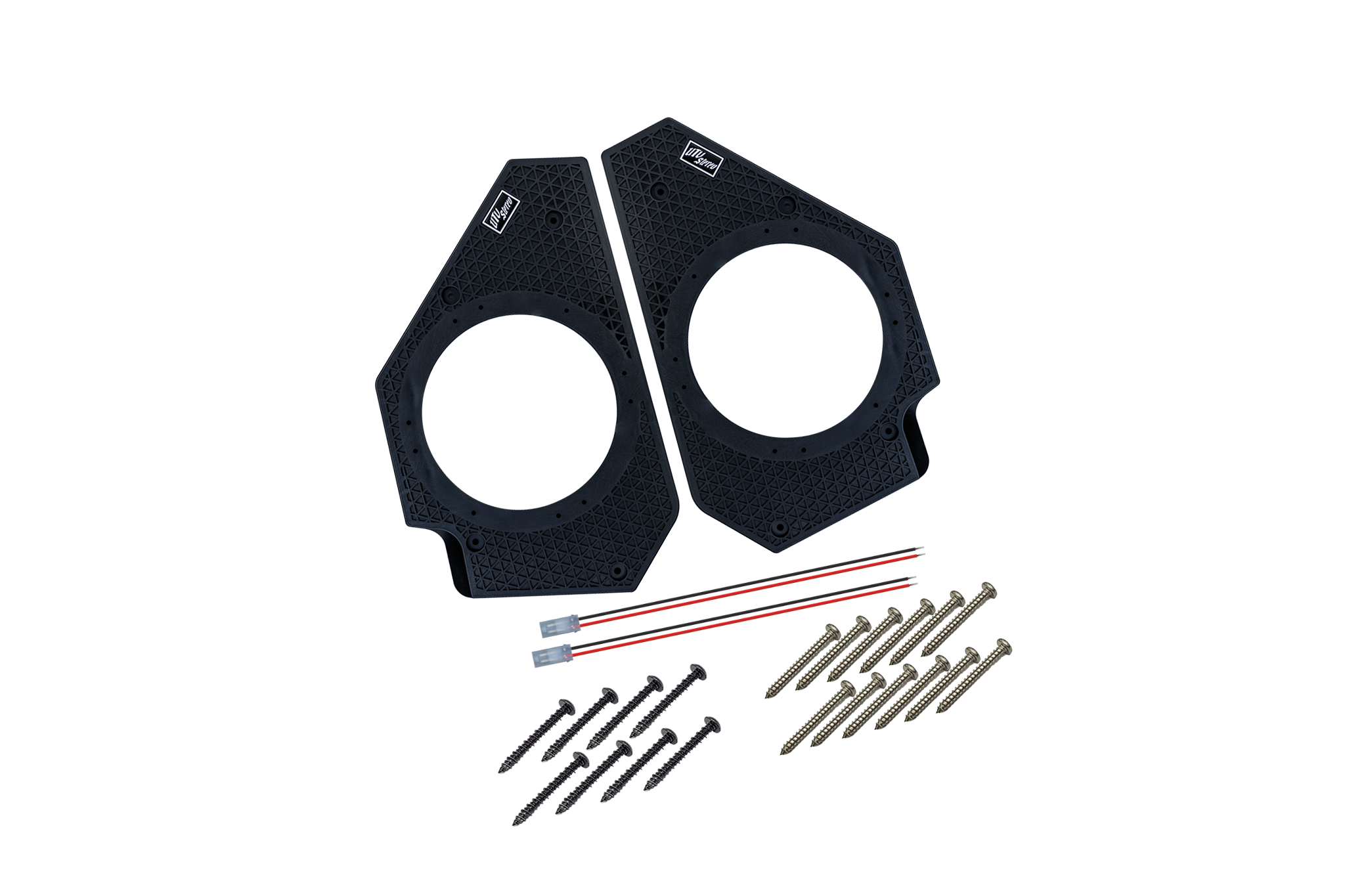 Polaris® Xpedition 6.5" Rear Speaker Adapters V2 | UTVS-XPD-RSA