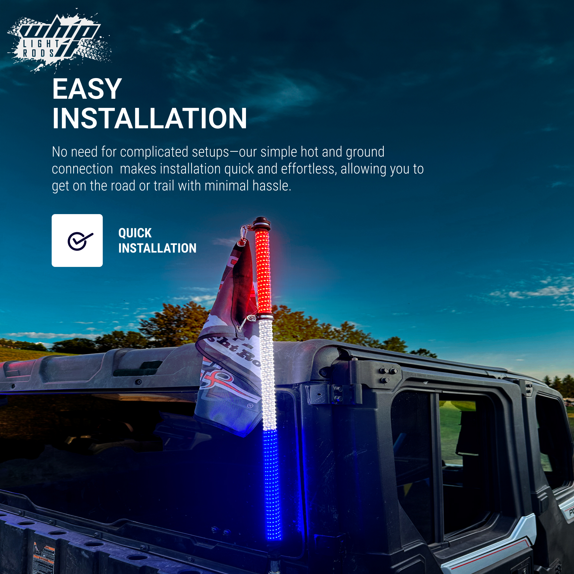 Old Glory LED Whips – Super Bright Patriotic Illumination