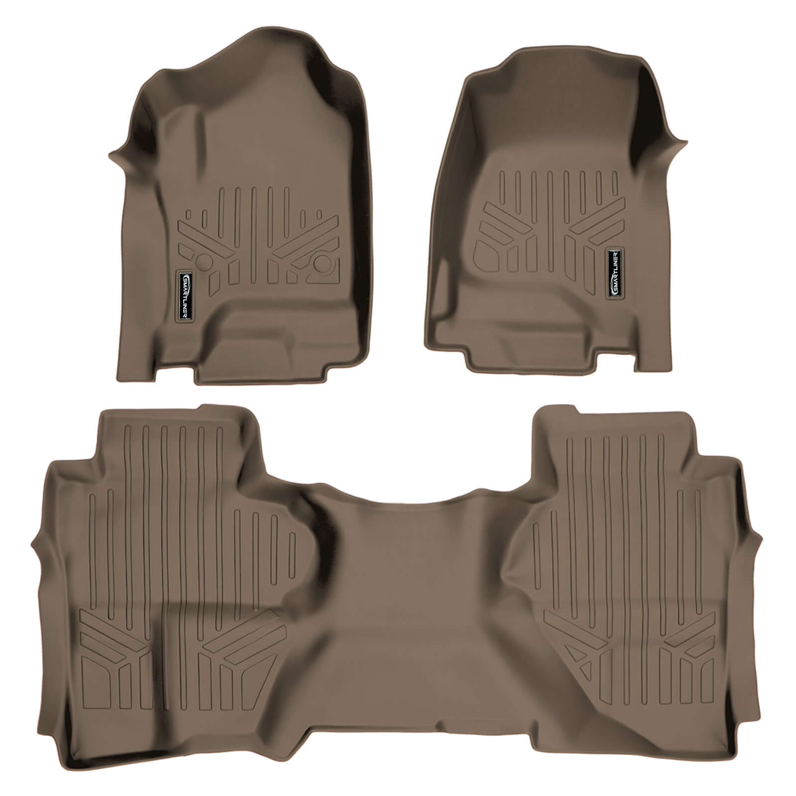 SMARTLINER Floor Liners for Double Cab 2019 Chevrolet Silverado 1500 LD (No OTH)