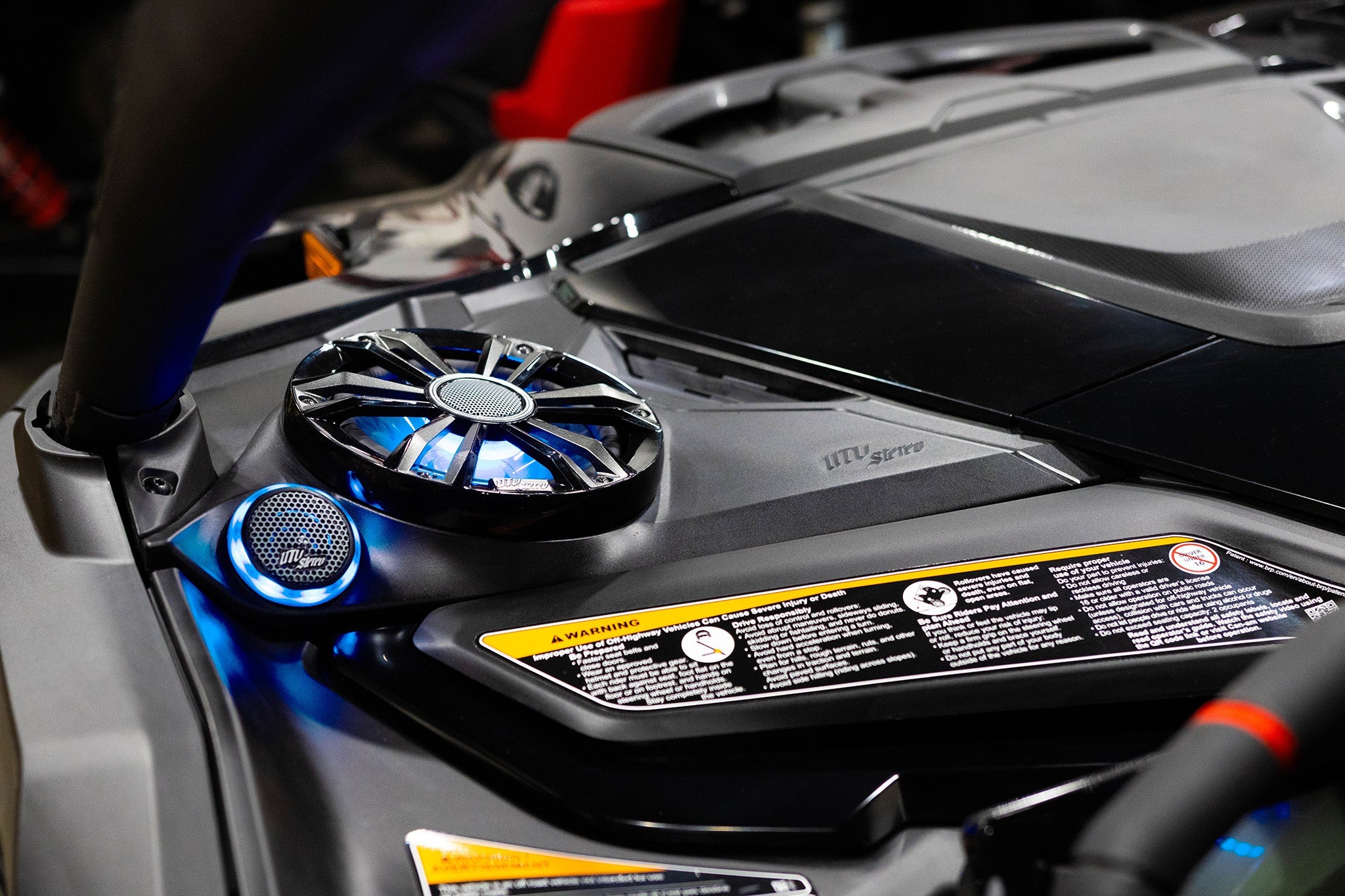 Can-Am® Maverick R 6.5" Dash Panel Speaker Mounts | UTVS-R-DP65