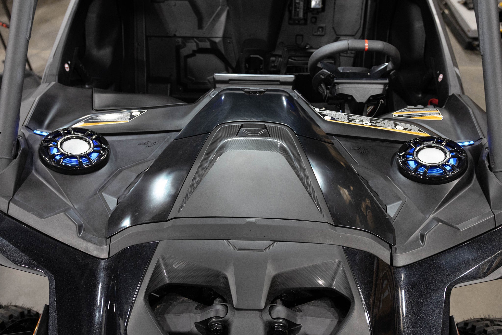 Can-Am® Maverick R 6.5" Dash Panel Speaker Mounts | UTVS-R-DP65