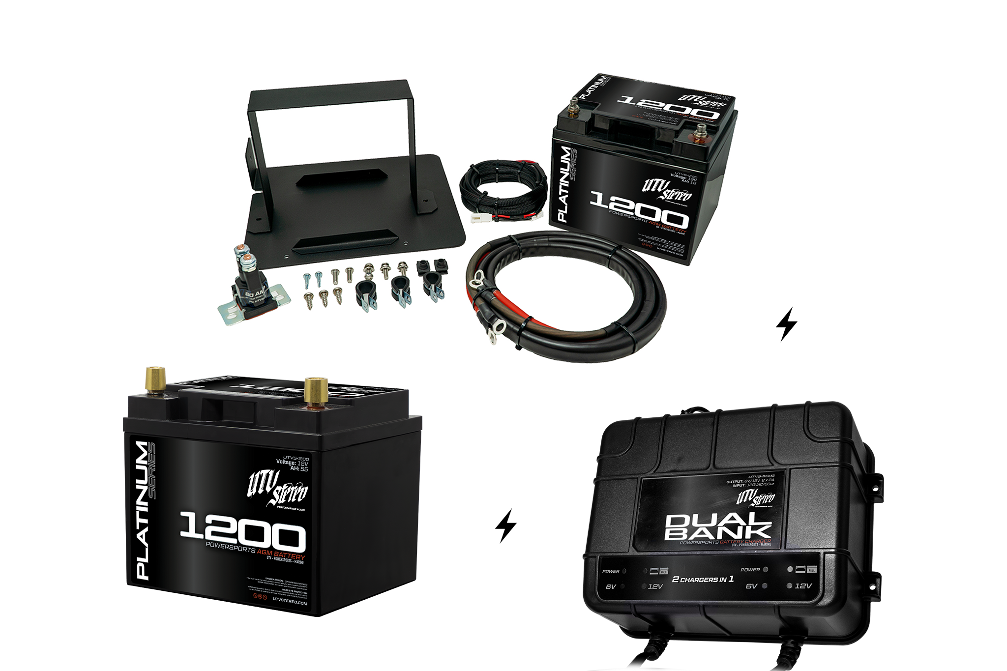 Dual-Bank Battery Charger / Maintainer | UTVS-BCM2