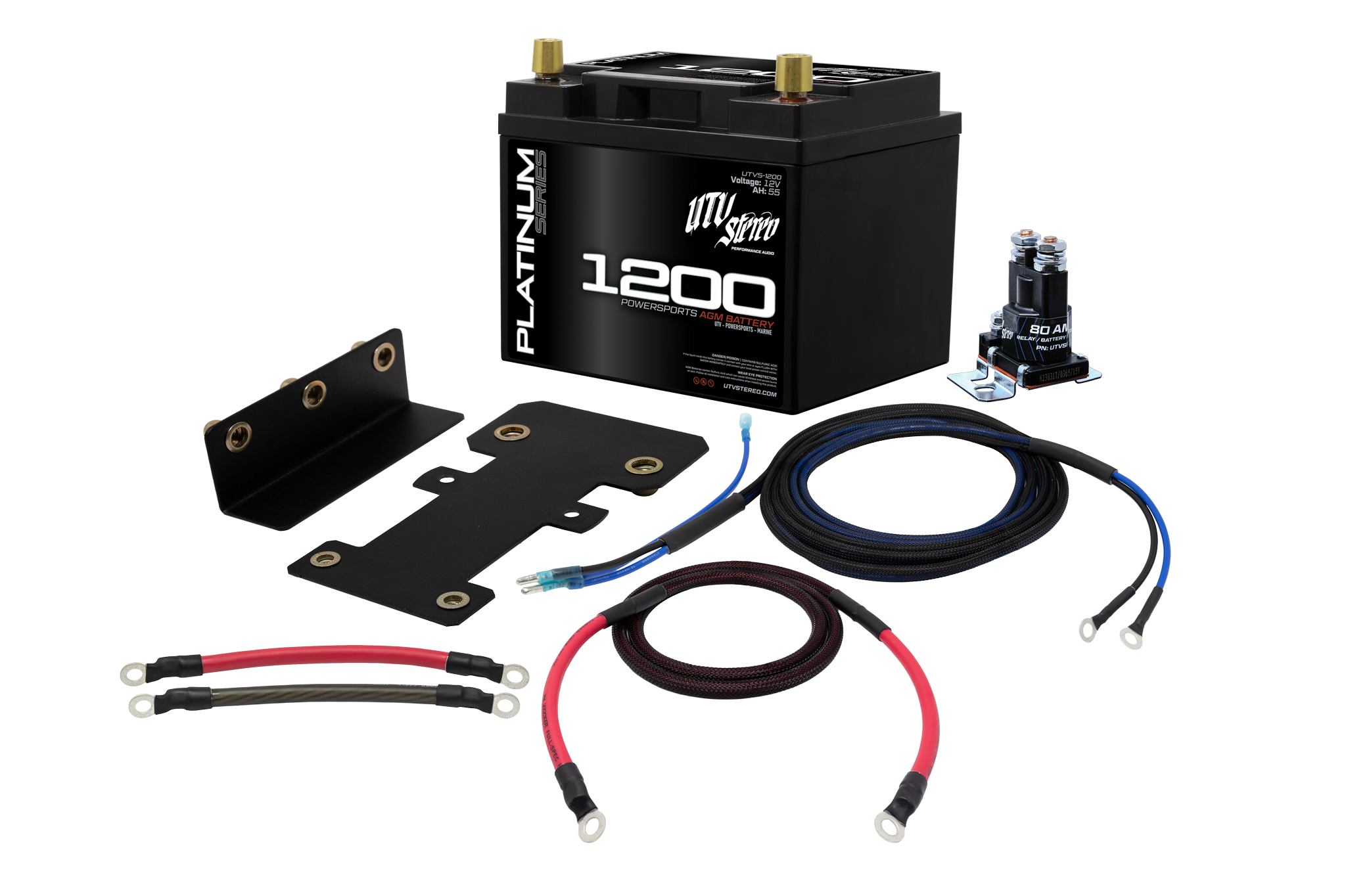 Kawasaki Teryx H2 OEM Battery Replacement Kit | UTVS-H2-OEM-BATT-KIT
