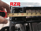 EMP RZR/General Forward Mount LED Light Bracket Set Black