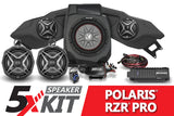 2020-2023 polaris-rzr-pro-xp-phase-x-ssv-5-speaker-plug-play-system