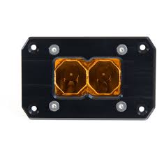 Heretic BA-2 Flush Mount Amber LED Pod Light (single)