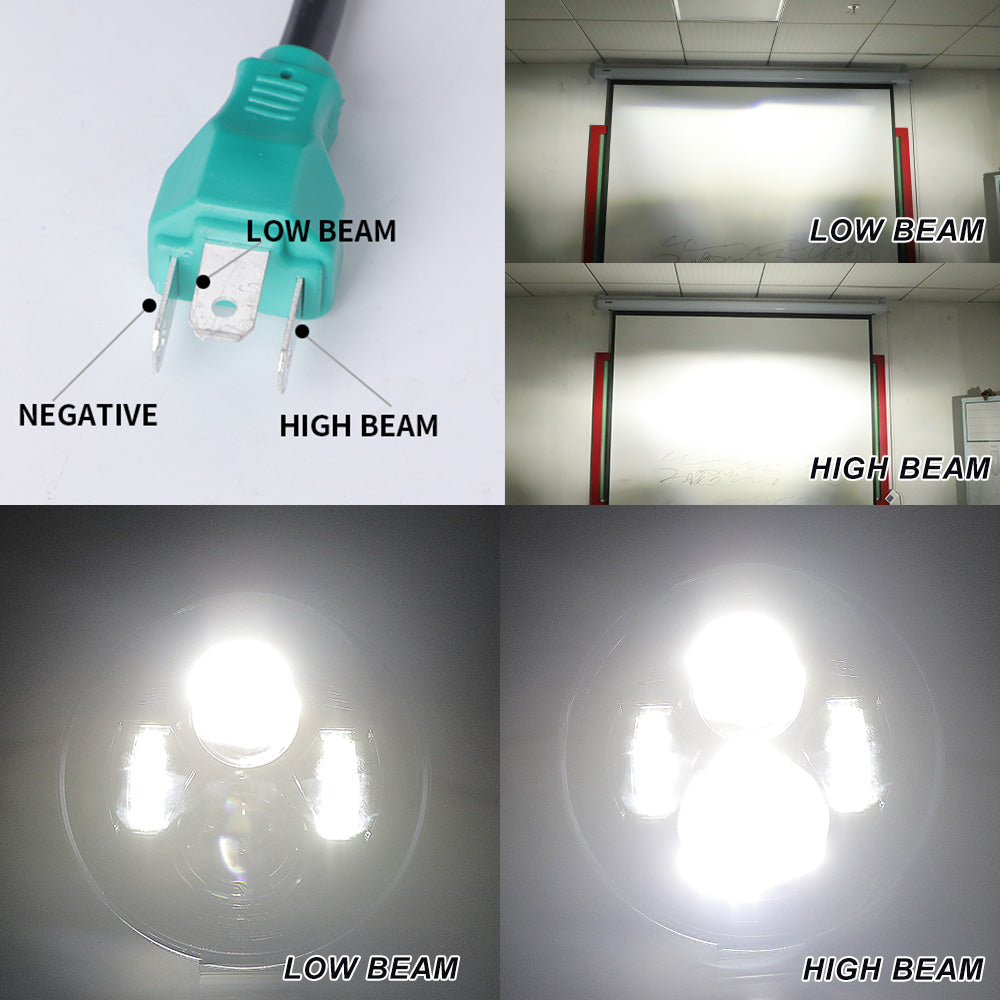 Hydrus 7" LED Headlight - Blue