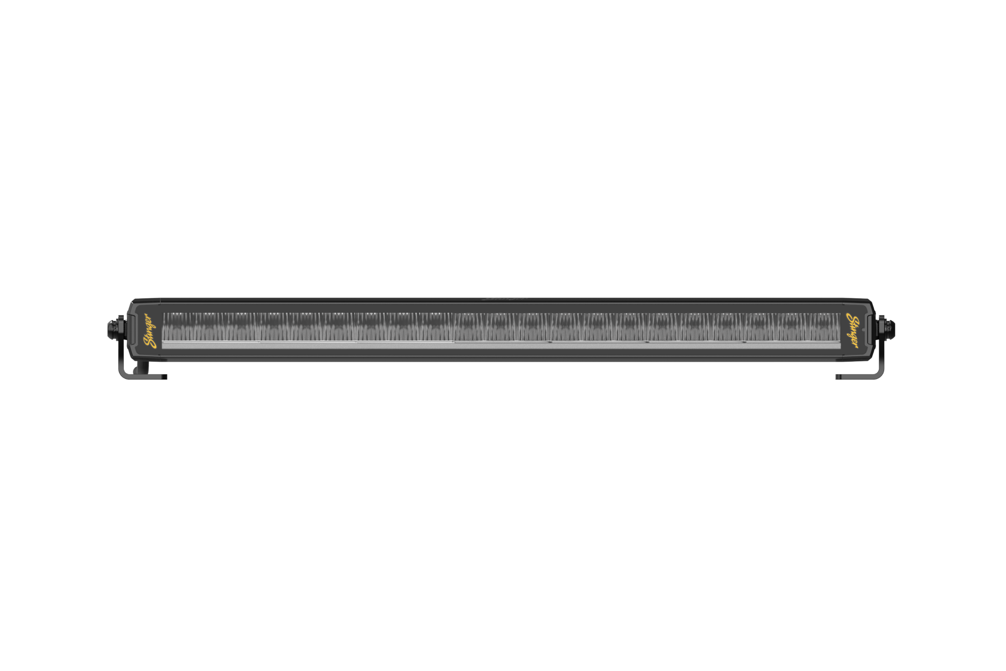 Stinger LED light bar with black housing and mounting brackets