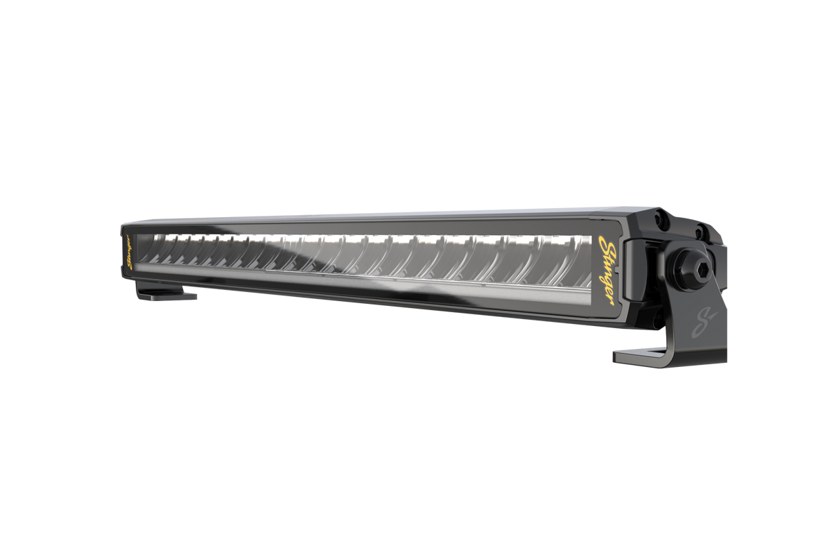 Stinger LED light bar with black housing and mounting brackets