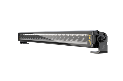 Stinger LED light bar with black housing and mounting brackets