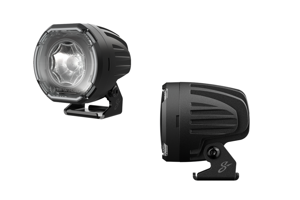 HEXCORE Universal 2" LED Pod Lights, Driving Beam Amber & White (Pair) | STL2PDL