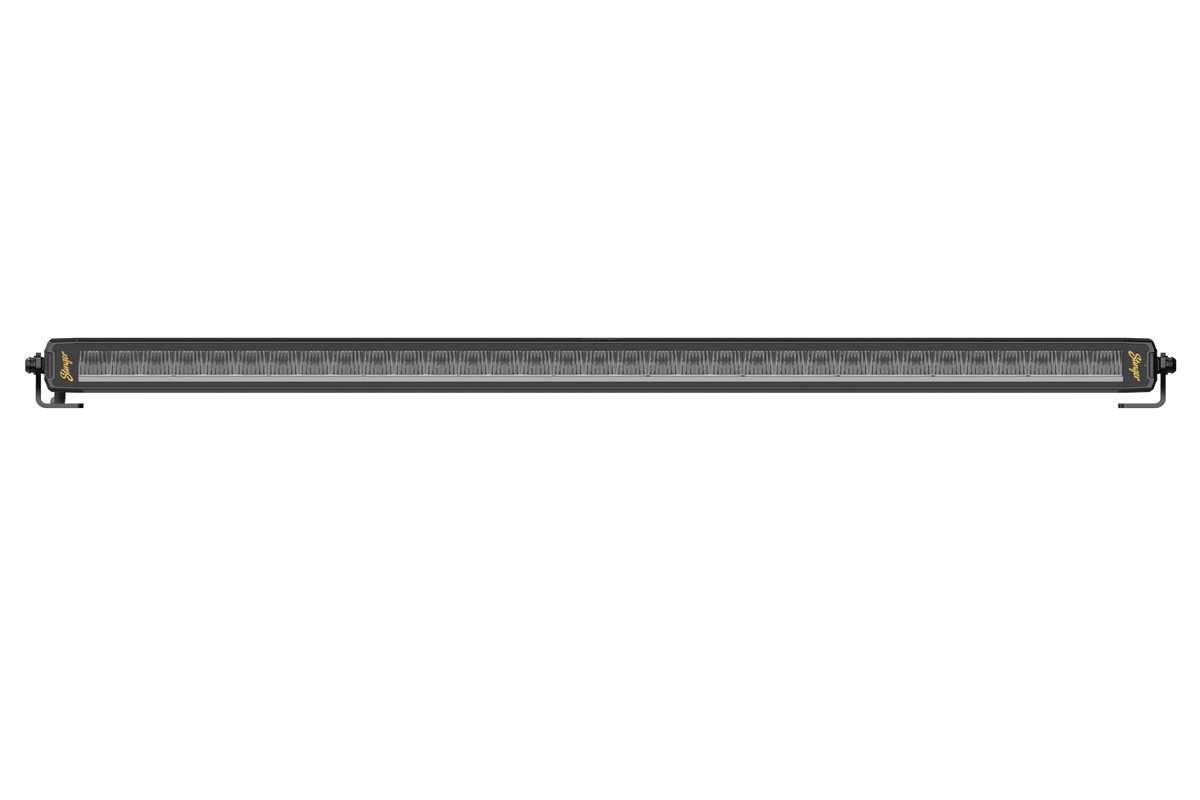Stinger slim LED light bar with black housing and mounting brackets