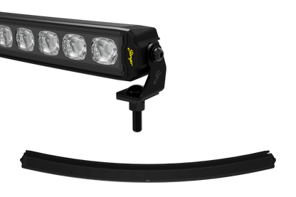 Stinger curved LED light bar with mounting bracket