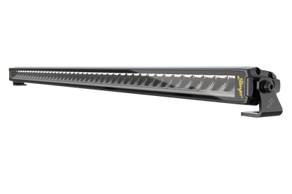 Stinger LED light bar with black housing and mounting brackets