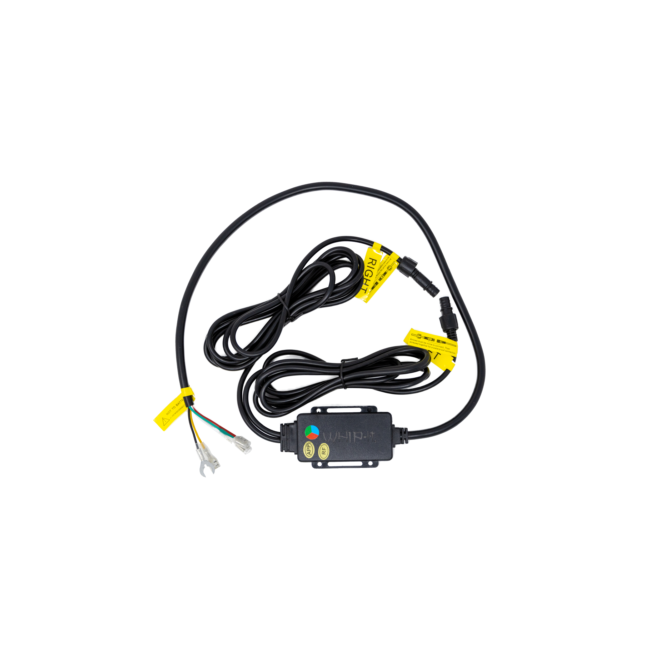 Bluetooth RGB Harness: Illuminate Your LED Whips with Dynamic Control (4PIN)