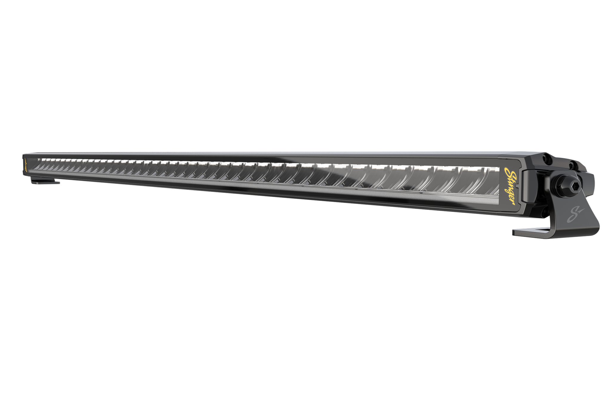 Stinger LED light bar with black housing and mounting brackets