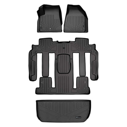 SMARTLINER Floor Liners for 2009-2010 Chevrolet Traverse (2nd Row Bucket)
