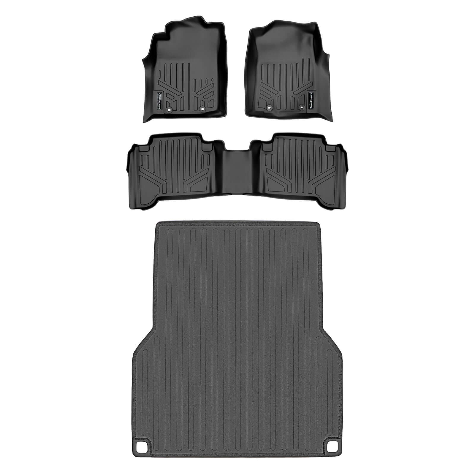 SmartCoverage™ Floor Liners For 2012-2015 Toyota Tacoma Double Cab