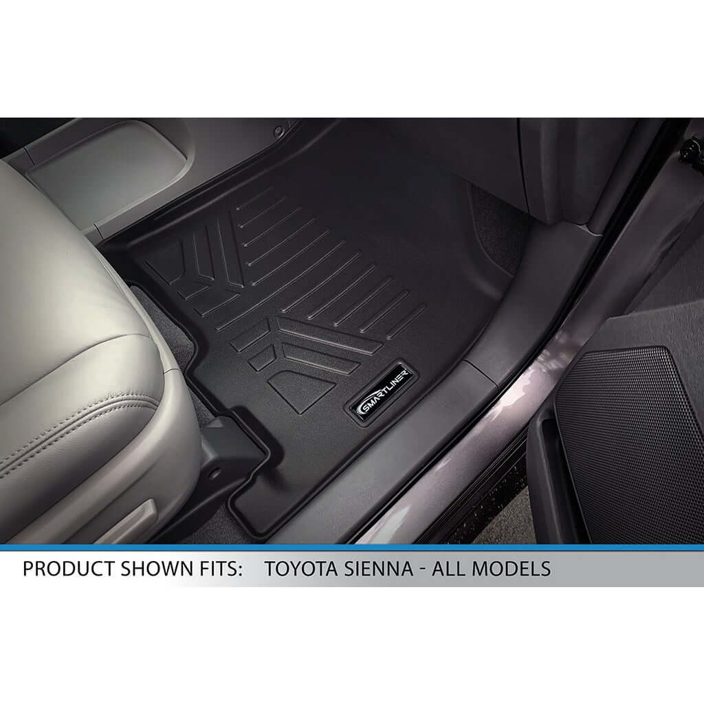 Smart Trim™ Floor Liners For 2013 2020 Toyota Sienna 7 Passenger Model