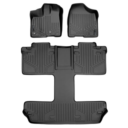 Smart Trim™ Floor Liners For 2013 2020 Toyota Sienna 7 Passenger Model