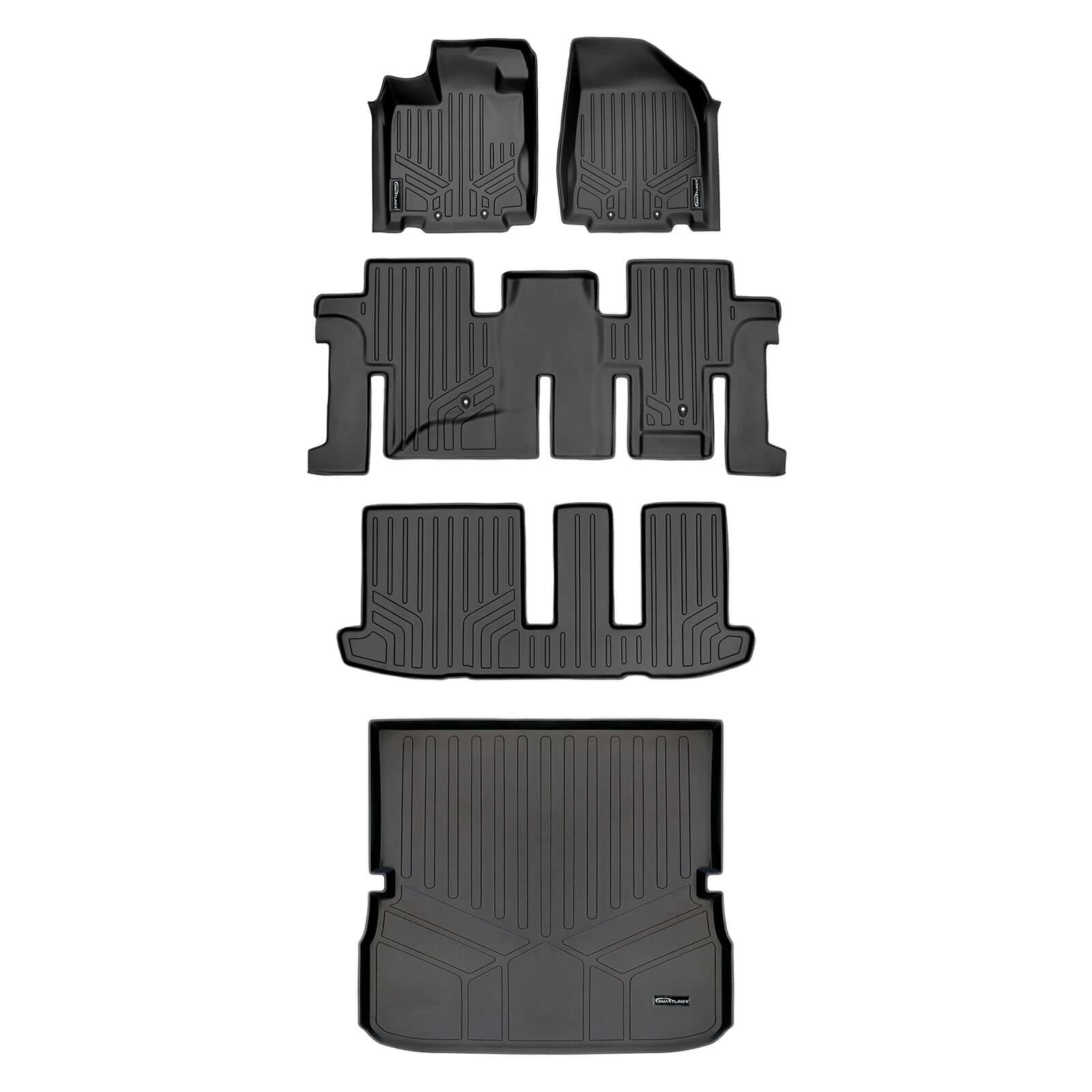 SMARTLINER Custom Fit Floor Liners For 2014-2020 Infiniti QX60