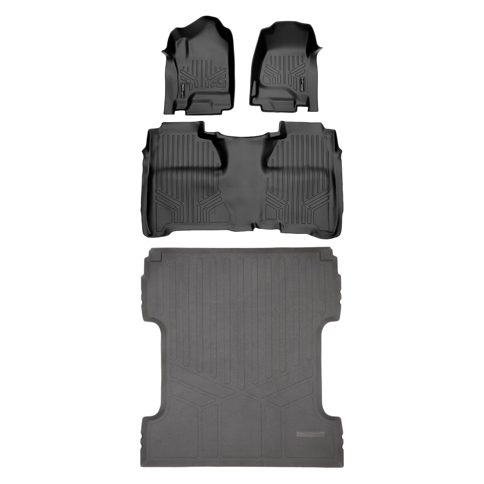 SmartCoverage™ Floor Liners For Crew Cab 2014-2018 Silverado/Sierra 1500 - 2015-2021 2500/3500 HD