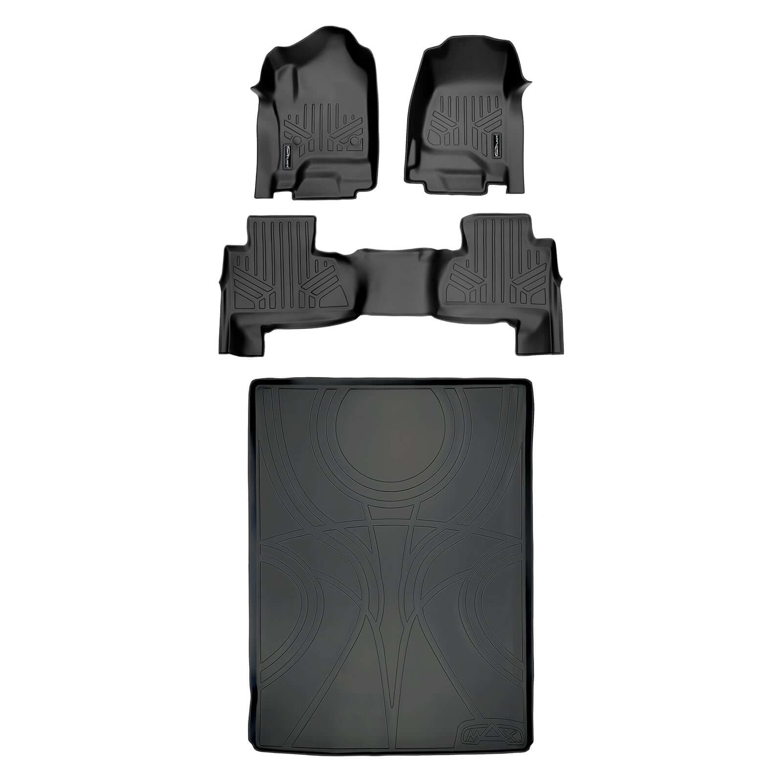 SMARTLINER Floor Liners for 2015-2020 Suburban / Yukon XL ((2nd Row Bench))