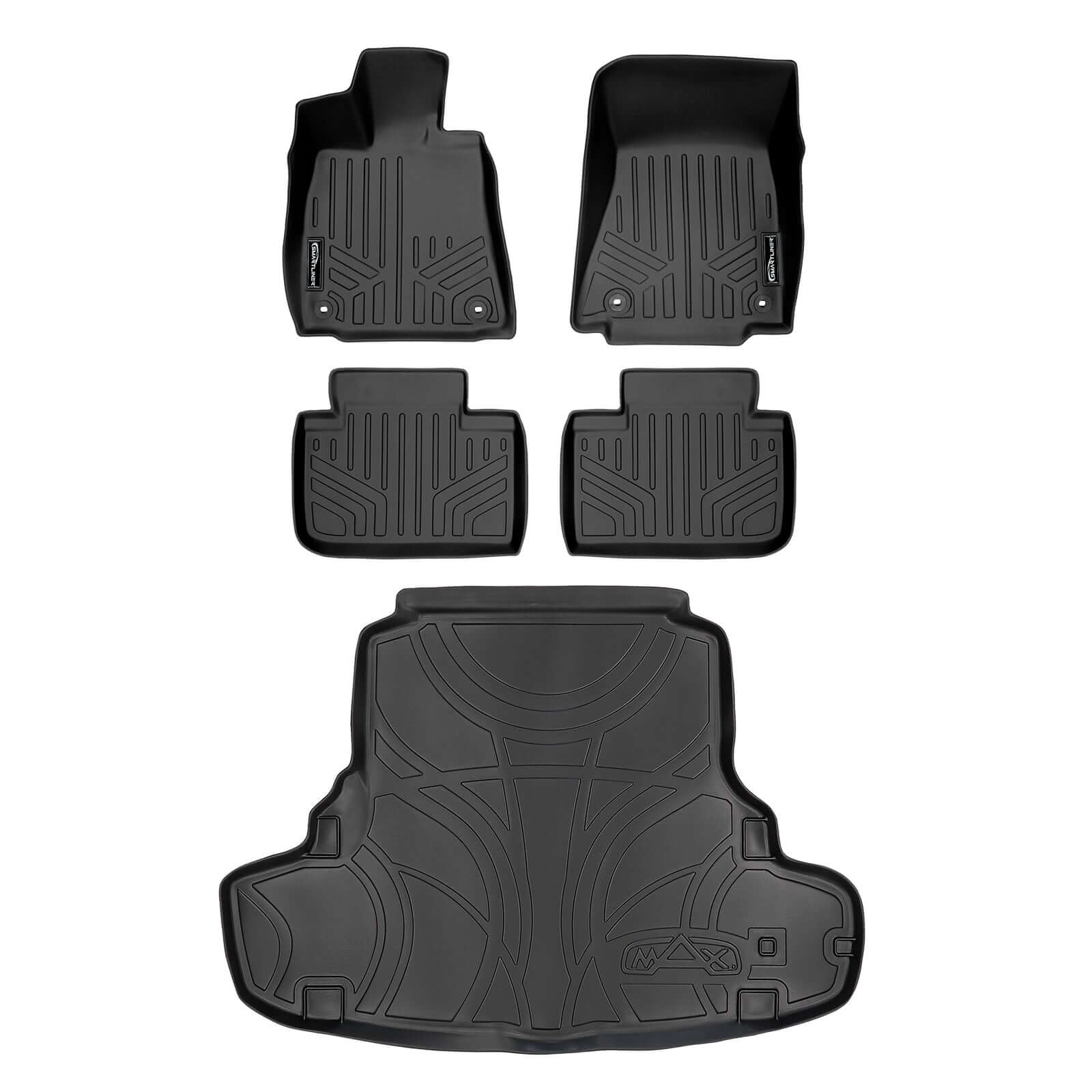 SMARTLINER Floor Liners for 2014-2024 Lexus IS (Sedan Rear Wheel Drive Only)