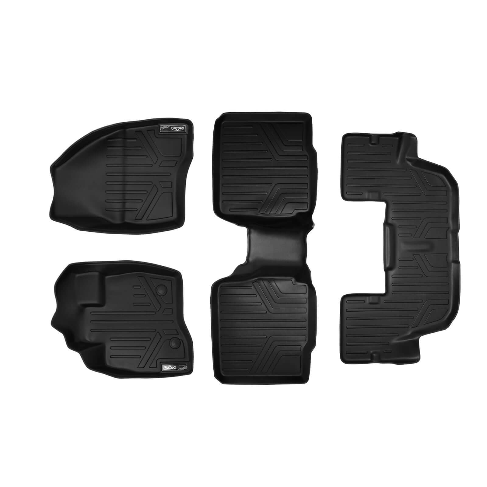 SMARTLINER Floor Liners for 2015-2016 Ford Explorer (with 2nd Row Center Console)