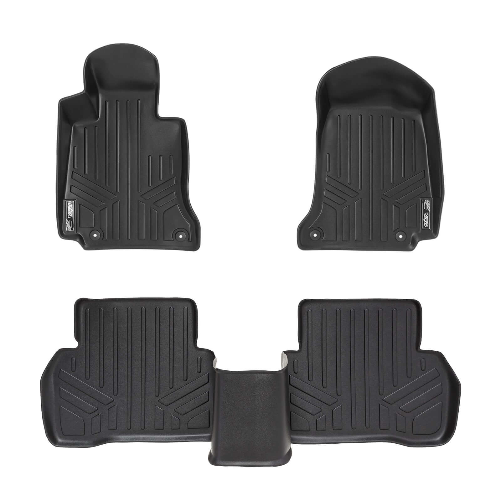 Smart Trim™ Floor Liners For 2015-2021 Mercedes Benz C Class Sedan (No Hybrid Models)