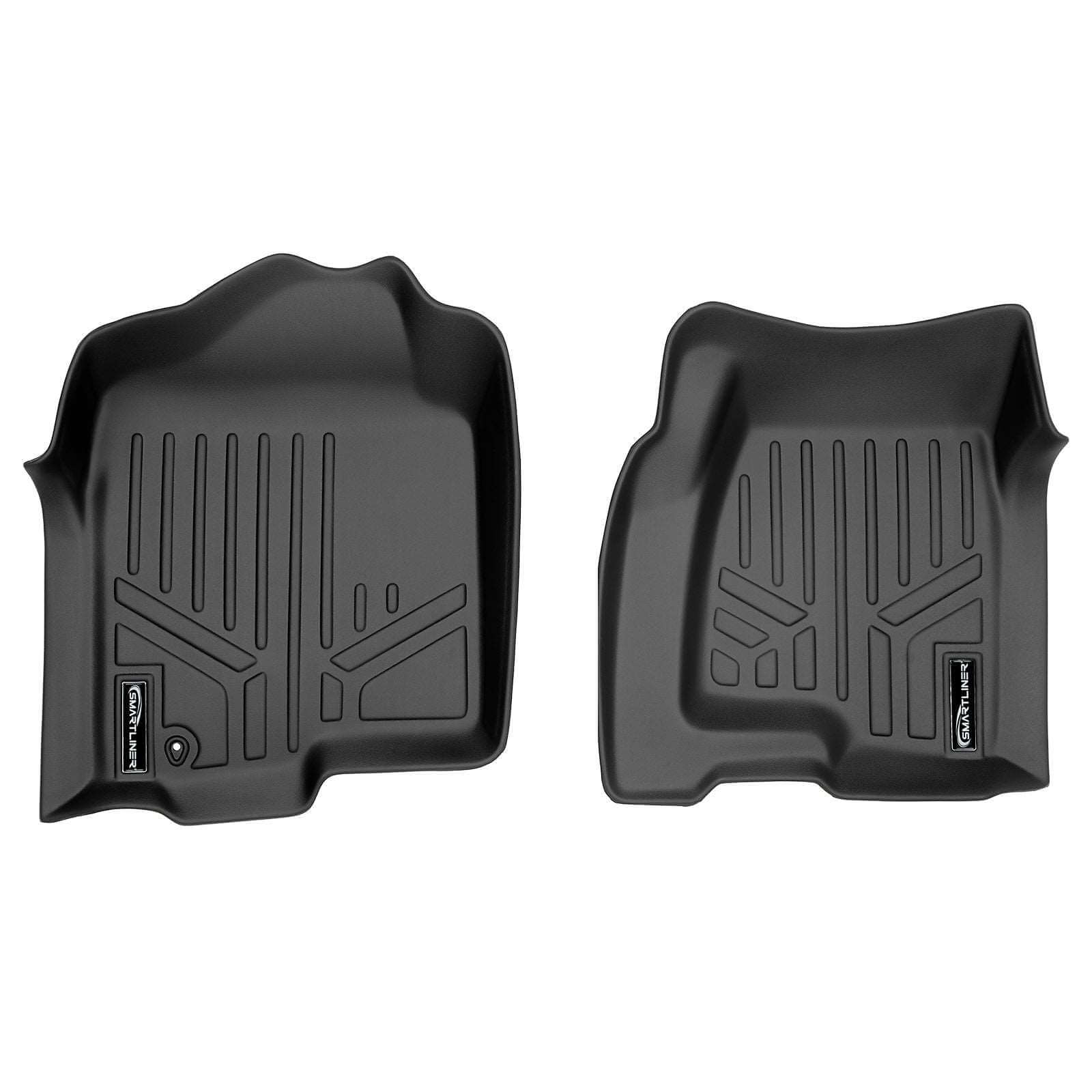 SMARTLINER Floor Liners for 2001-2007 Silverado/Sierra 1500/2500/3500 Double/Extended Cab Classic Body Style