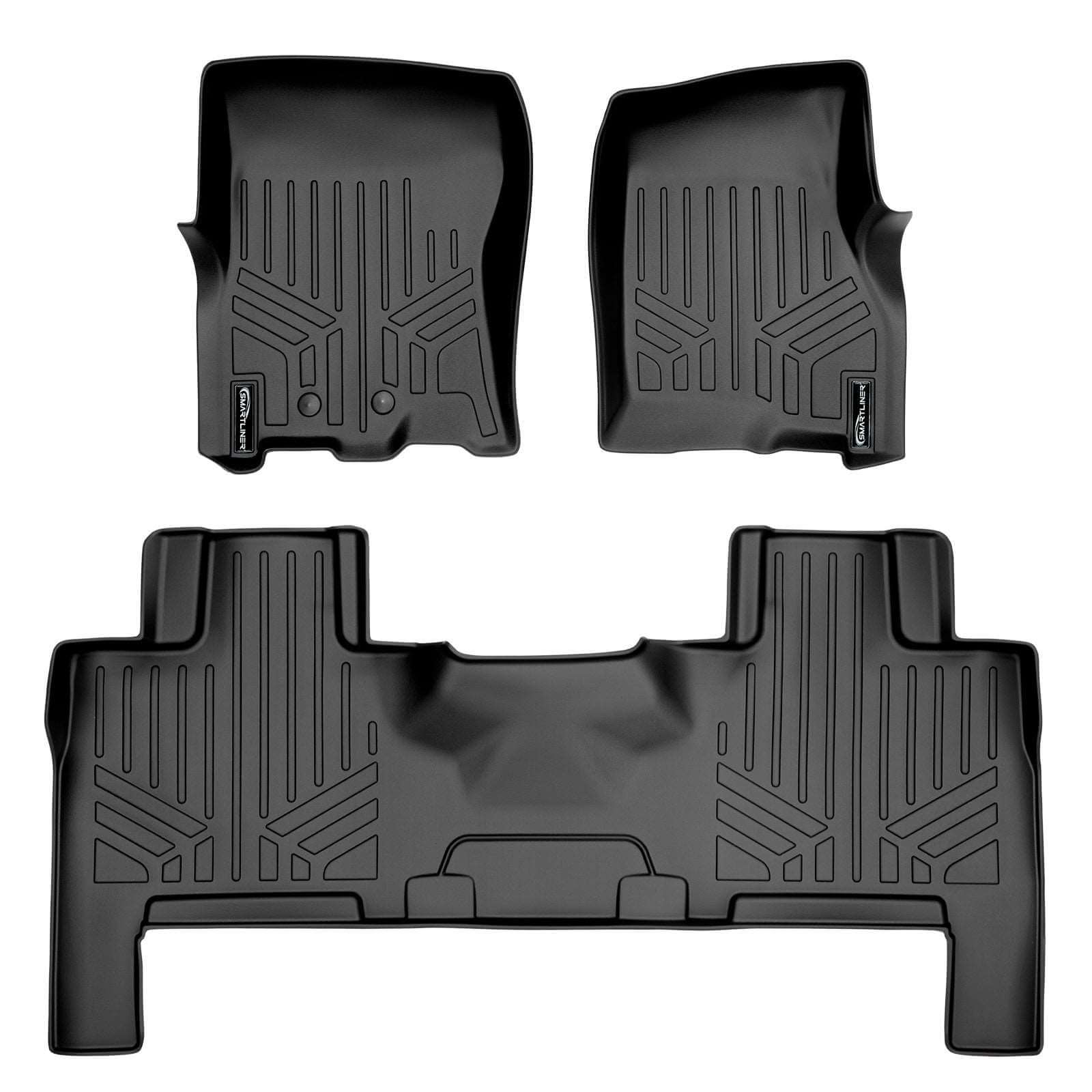 Smart Trim™ Floor Liners For 2011 - 2017 Ford Expedition EL/ Lincoln Navigator (with Console)