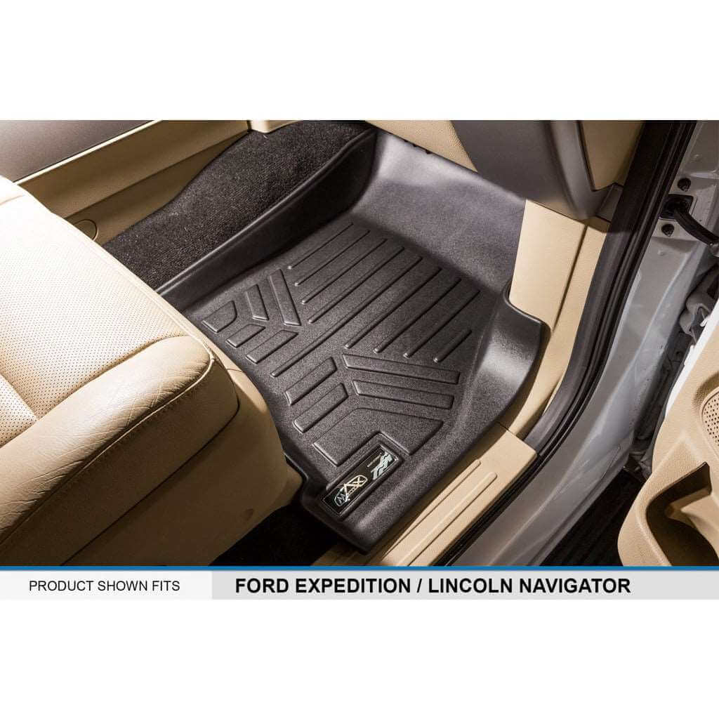 Smart Trim™ Floor Liners For 2011 - 2017 Ford Expedition EL/ Lincoln Navigator (with Console)
