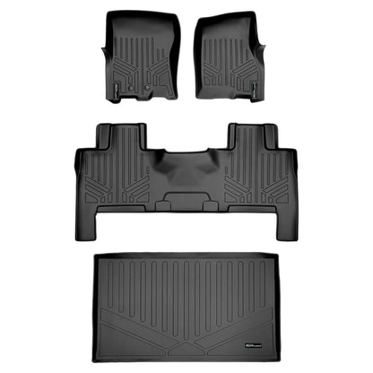 Smart Trim™ Floor Liners For 2011 - 2017 Ford Expedition EL/ Lincoln Navigator ((2nd Row Bench) or Console)