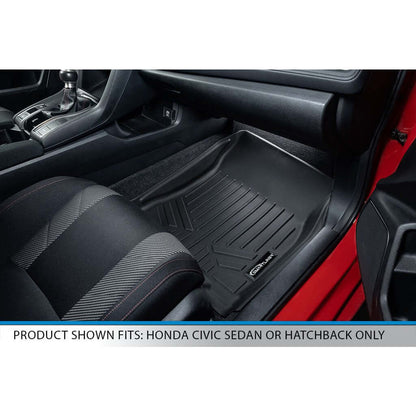 SMARTLINER Floor Liners for 2017-2021 Honda Civic Hatchback (No Sport or Sport Touring Models)