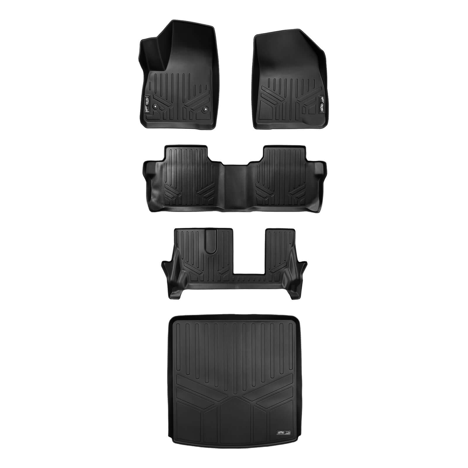 SMARTLINER Floor Liners for 2017-2023 GMC Acadia (7 Passenger)