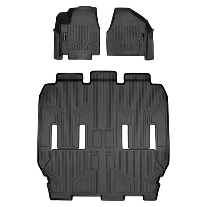 Smart Trim™ Floor Liners For 2017-2020 Chrysler Pacifica (2nd Row Bucket)