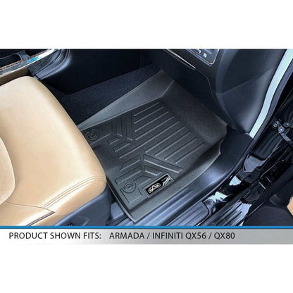 SMARTLINER Custom Fit Floor Liners For 17-18 Armada / 11-13 Infiniti QX56 / 2014-2018 QX80