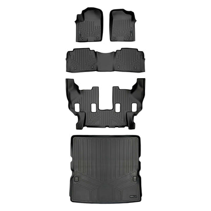 SMARTLINER Custom Fit Floor Liners For 17-18 Armada / 11-13 Infiniti QX56 / 2014-2018 QX80