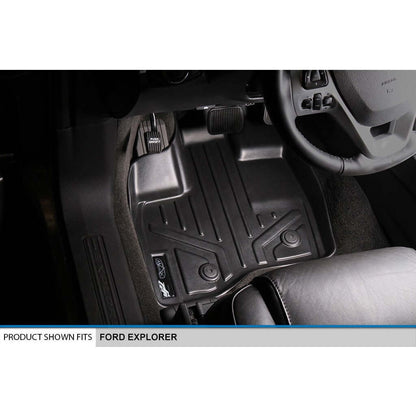 SMARTLINER Floor Liners for 2017-2019 Ford Explorer (with 2nd Row Center Console)