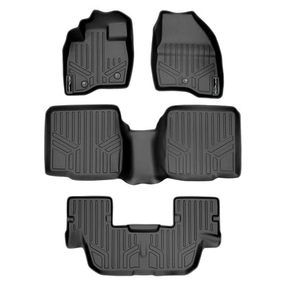 SMARTLINER Floor Liners for 2017-2019 Ford Explorer (without 2nd Row Center Console)