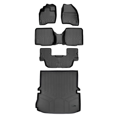 SMARTLINER Floor Liners for 2017-2019 Ford Explorer (with 2nd Row Center Console)