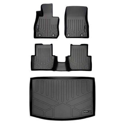 SMARTLINER Custom Fit Floor Liners For 2016-2021 Mazda CX-3 With Cargo Tray