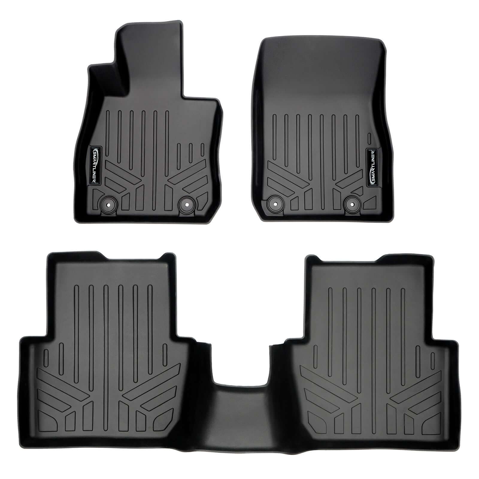 SMARTLINER Custom Fit Floor Liners For 2016-2021 Mazda CX-3 With Cargo Tray