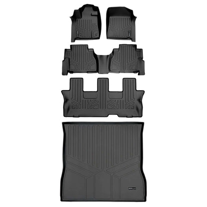 SMARTLINER Custom Fit Floor Liners For 2008-2011 Toyota Sequoia (with Bench Seat)
