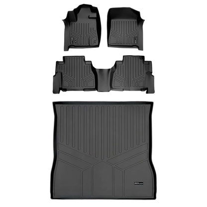 SMARTLINER Custom Fit Floor Liners For 2008-2011 Toyota Sequoia (with Bench Seat)