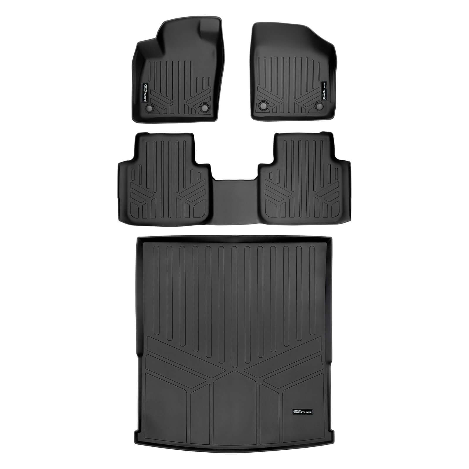 SMARTLINER Floor Liners for 2018-2026 Atlas ((2nd Row Bench))