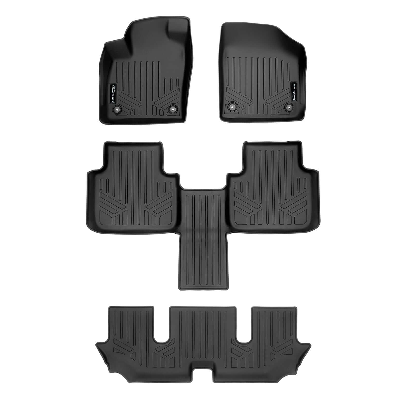 SMARTLINER Floor Liners for 2018-2026 Atlas ((2nd Row Bucket))