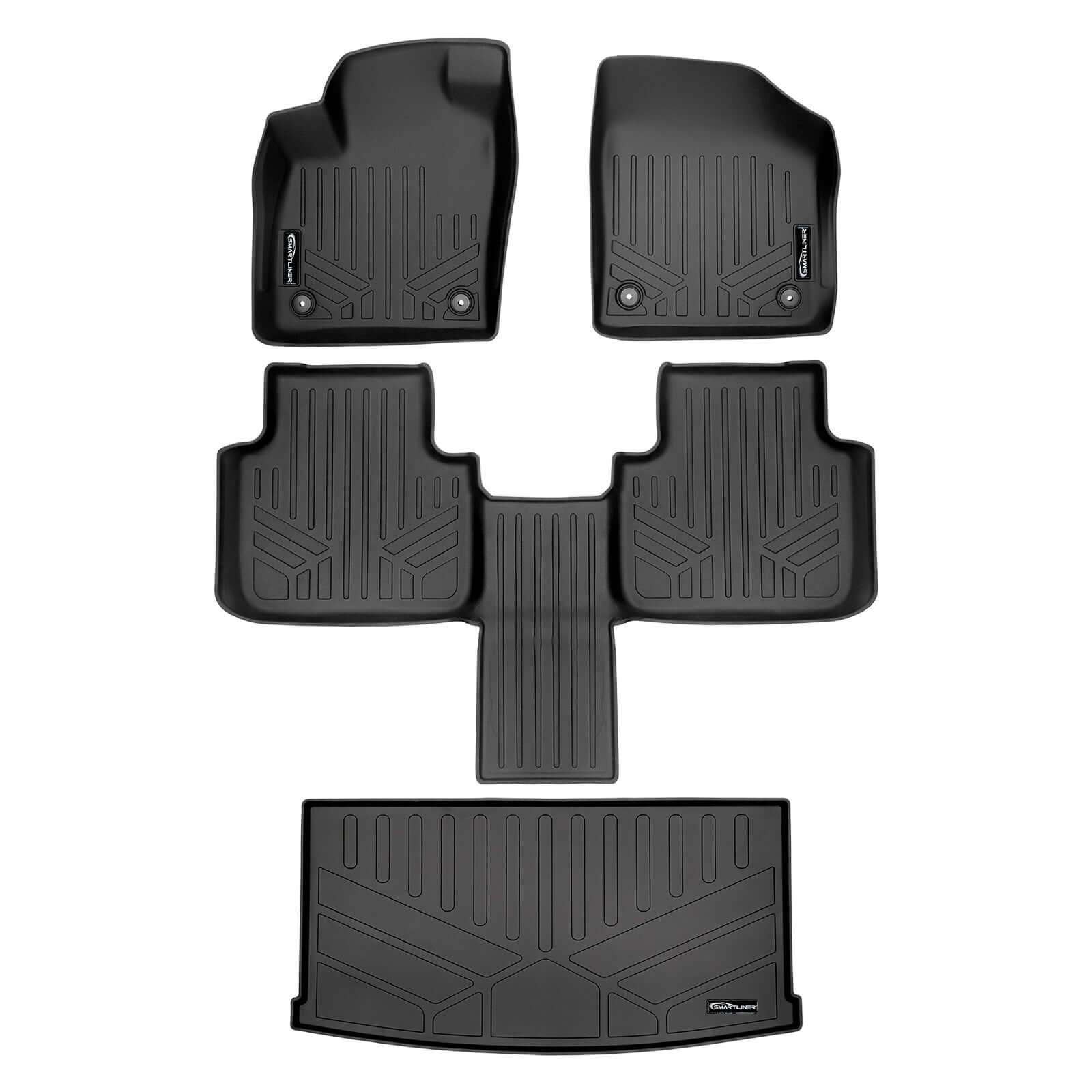 SMARTLINER Floor Liners for 2018-2026 Atlas ((2nd Row Bucket))